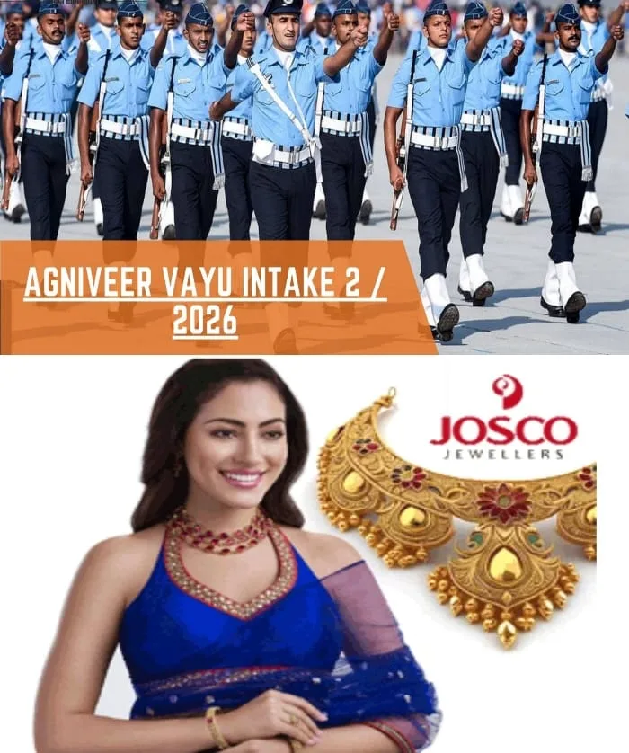 ഇന്ത്യൻ വ്യോമസേനയിലേക്ക് അഗ്‌നിവീർ തസ്തികകളിലേക്ക് അപേക്ഷ ക്ഷണിച്ചു; ജൂലായ് 26 വരെ ഓണ്‍ലൈനായി അപേക്ഷിക്കാം 