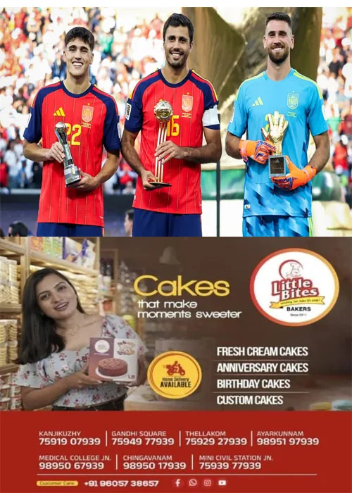 ടൂർണമെന്റിലെ മികച്ച താരമായി റോഡ്രി;മികച്ച യുവതാരം പൗ കുബാർസി; ഗോൾഡൻ ഗ്ലൗ നേടി ഉനായ് സിമോൺ;ഏറ്റവും കൂടുതൽ ഗോൾ നേടിയ താരത്തിനുള്ള ഗോൾഡൻ ബൂട്ട് ഇത്തവണയും എംബാപെ സ്വന്തമാക്കി