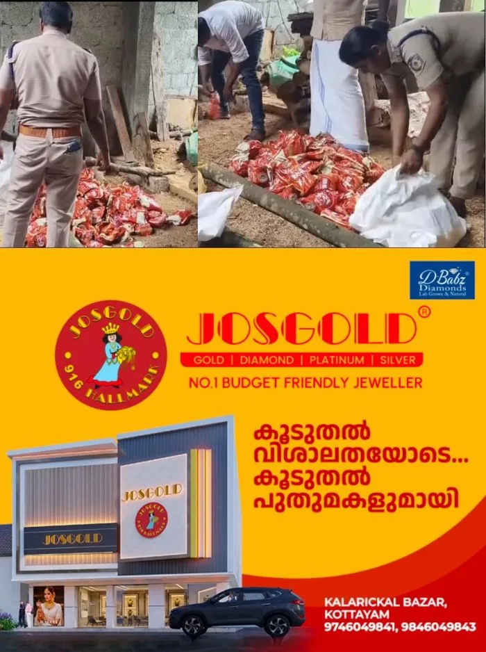 എരുമേലിയിൽ ഗോഡൗൺ തകർത്ത് ഡാൻസാഫും എരുമേലി പോലീസും പിടിച്ചെടുത്തത് 2500 പാക്കറ്റ് ഹാൻസും 224 കൂൾ പാക്കുകളും; പ്രതി അറസ്റ്റിൽ, പരിശോധന ഓപ്പറേഷൻ തൂഫാന്റെ ഭാഗമായി