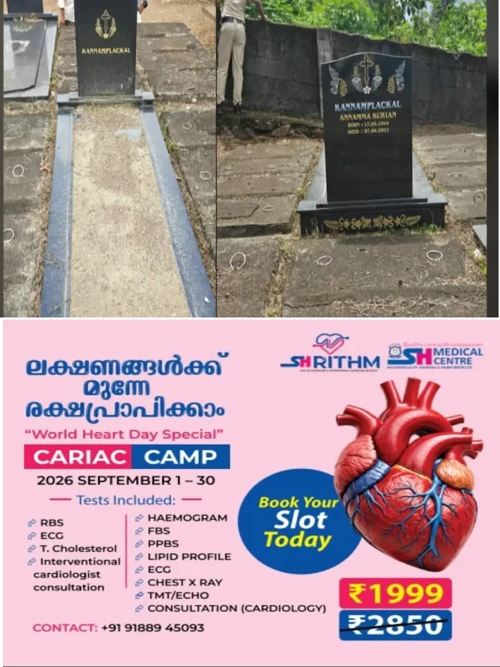 പത്തനംതിട്ടയിൽ പള്ളി സെമിത്തേരിയിലെ കല്ലറയിൽ വീണ്ടും ഗ്രാനൈറ്റ് മോഷണം;പള്ളി അധികൃതര് പൊലീസില് പരാതി നല്കി