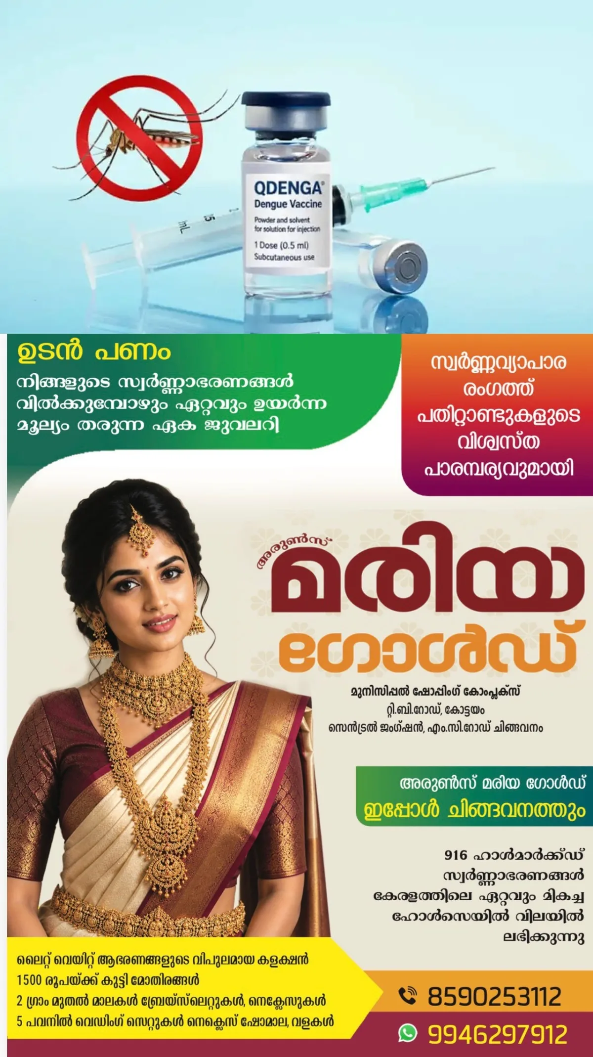 'ക്യുഡെംഗ'; ഡെങ്കിയെ തടയാൻ വാക്സിൻ 2027-ന്റെ ആദ്യ പകുതിയോടെ സ്വകാര്യ വിപണിയില്‍ എത്തും 