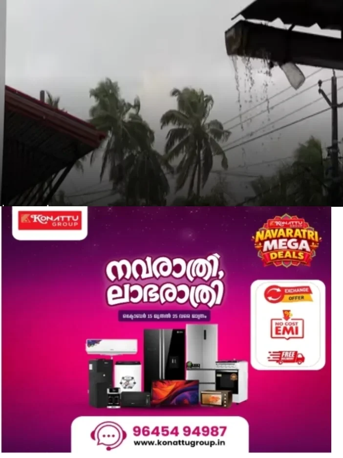 പാലക്കാട് ജില്ലയിൽ കനത്ത മഴ;നെല്ലിയാമ്പതി, അട്ടപ്പാടി മേഖലകളിലേക്ക് വിനോദസഞ്ചാരികൾക്ക് നിയന്ത്രണം