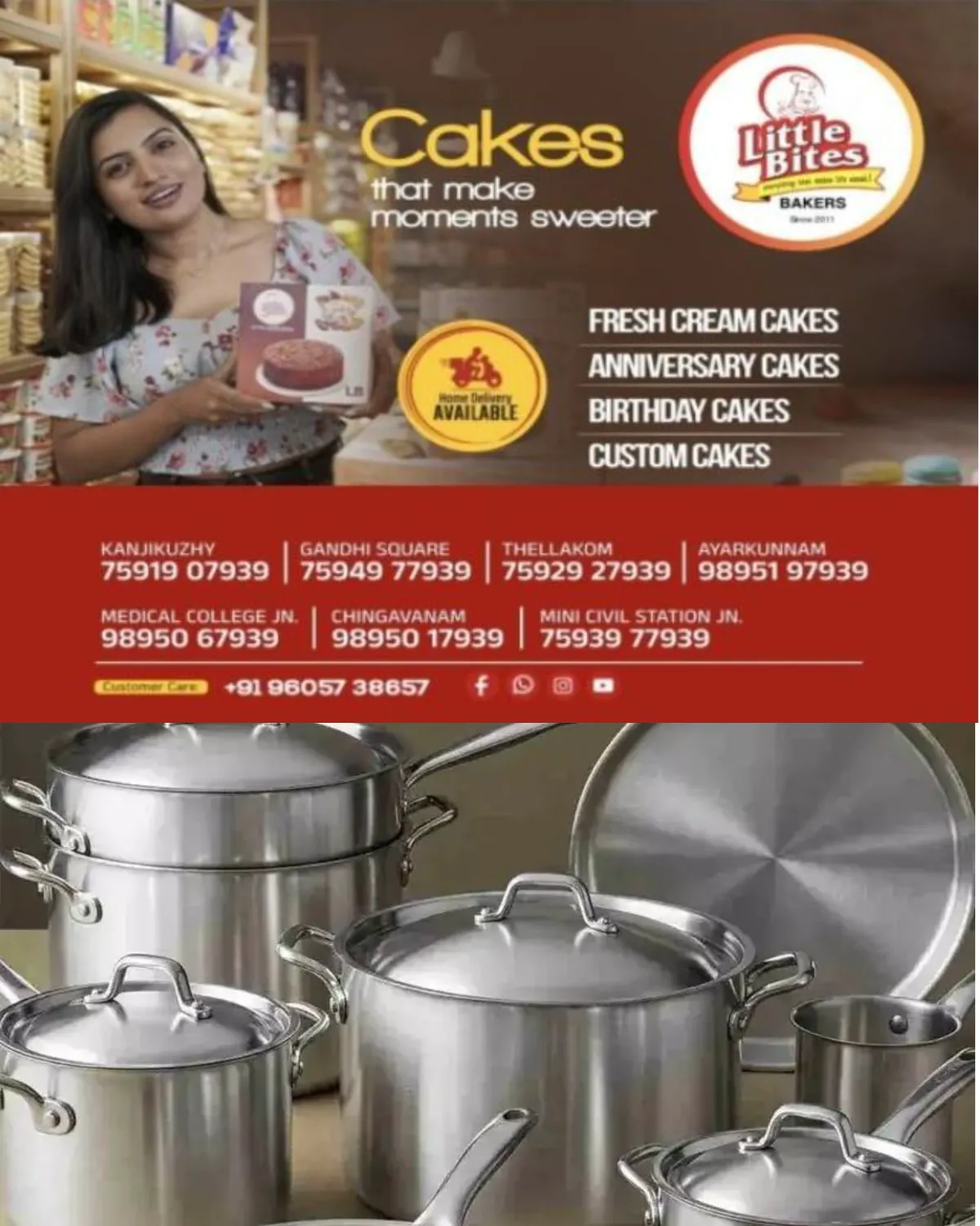 വ്യാജ അലുമിനിയം പാത്രവിൽപ്പനക്കാർ പിടിയിൽ: ഇരുമ്പുപാത്രത്തിൽ അലുമിനിയം പെയിന്റടിച്ചാണ് തട്ടിപ്പ്.