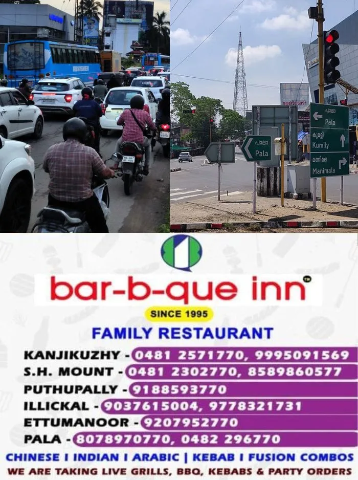 ഗതാഗതക്രമീകരണങ്ങളും പാർക്കിങ് നിയന്ത്രണവും ഉദ്ദേശിച്ച ഫലംകണ്ടില്ല; പൊൻകുന്നം പട്ടണത്തിലെ കുരുക്ക് എന്നഴിയും