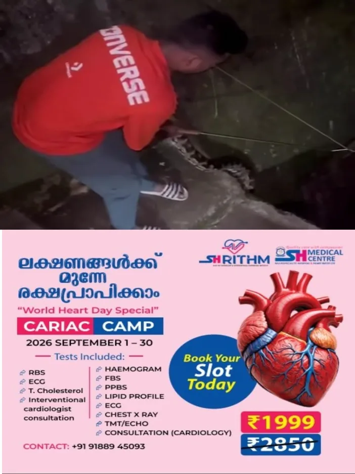 മുണ്ടക്കയത്ത് വീട്ടുപറമ്പിൽ കൂറ്റൻപെരുമ്പാമ്പ്;ഫയർഫോഴ്‌സും നാട്ടുകാരും ചേർന്ന് സാഹസികമായി പിടികൂടി