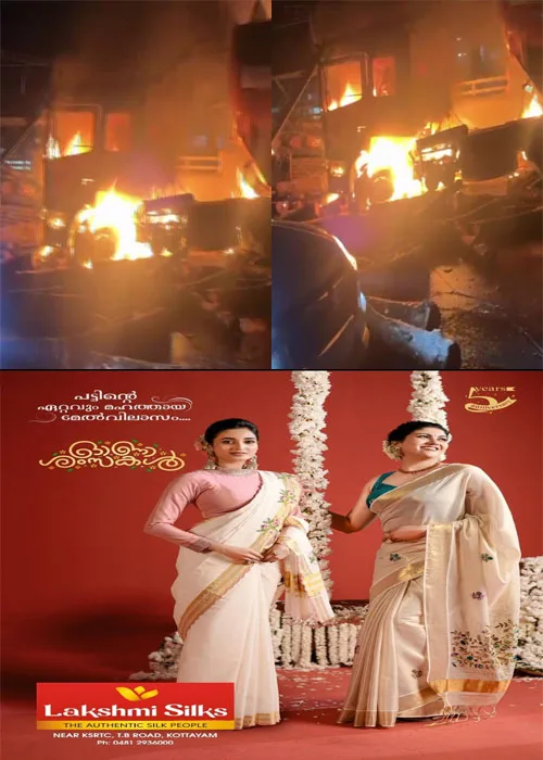 കണ്ണൂരിൽ നിർത്തിയിട്ട ലോറിയിൽ ടാങ്കർ ലോറിയിടിച്ചു;തീപ്പിടിച്ചു, രണ്ടുപേർക്ക് ദാരുണാന്ത്യം; മരിച്ചത് ലോറി നന്നാക്കാൻ എത്തിയ മെക്കാനിക്കും സഹായിയും; ലോറി പൂർണ്ണമായും കത്തിനശിച്ചു