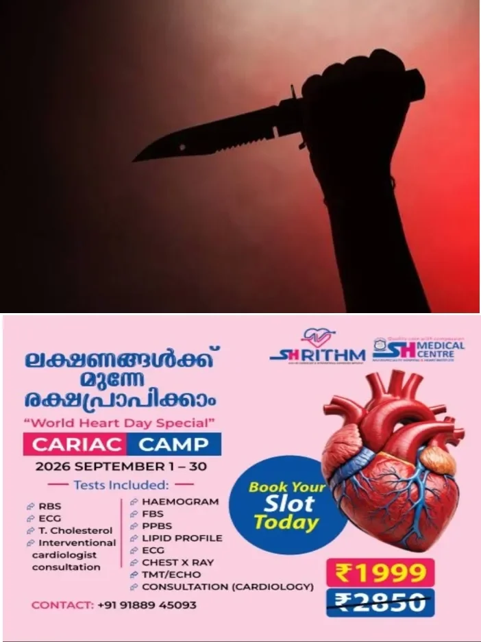 ആലപ്പുഴയിൽ കുടുംബവഴക്കിനിടെ യുവാവ് ഭാര്യാമാതാവിനെ കുത്തിക്കൊന്നു