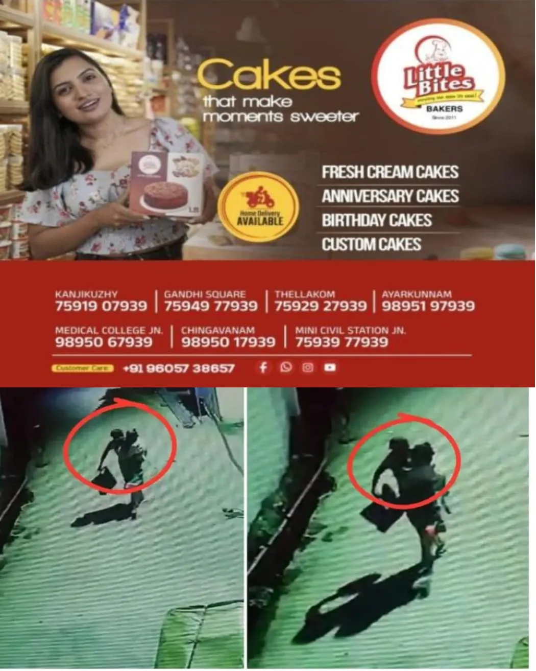 മുഖം മറച്ച നിലയില് ഒരു കൈയില് ബാഗും ഒക്കത്ത് കുഞ്ഞിനെയും എടുത്തുകൊണ്ട് ഓടിപ്പോകുന്ന സ്ത്രീയുടെ ദൃശ്യങ്ങള് നഗരത്തിലെ വിവിധ സിസിടിവിയില് പതിഞ്ഞിരുന്നു: ദൃശ്യങ്ങള് പിന്നീട് സമൂഹ മാധ്യമങ്ങളിലും പ്രചരിച്ചു: യാത്രയ്ക്കിടെ പരിചയപ്പെട്ട സഹതൊഴിലാളിയുടെ കുഞ്ഞിനെ തട്ടിക്കൊണ്ടുപോയ യുവതി പിടിയിൽ .