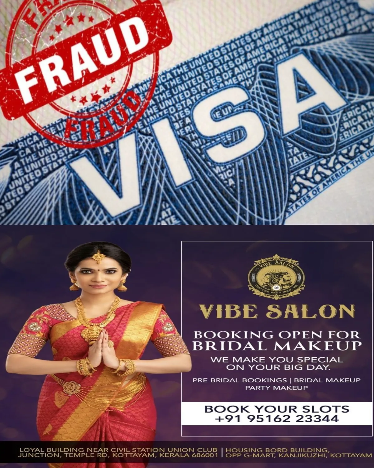 കാനഡയിൽ ജോലി വാഗ്ദാനം ചെയ്ത് 8 ലക്ഷം രൂപ തട്ടി; കോട്ടയത്തെ റിക്രൂട്ടിങ് ഏജൻസി ഉടമയ്ക്കെതിരെ കേസ്