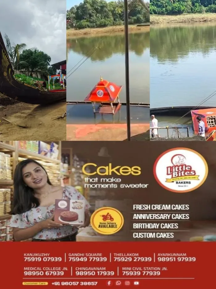 ആറന്മുളയിലെ തിരുവോണത്തോണി പമ്പയാറ്റിൽ മുങ്ങി; തോണി മുങ്ങിയത് ദ്വാരം വീണതോടെ വെള്ളം കയറി