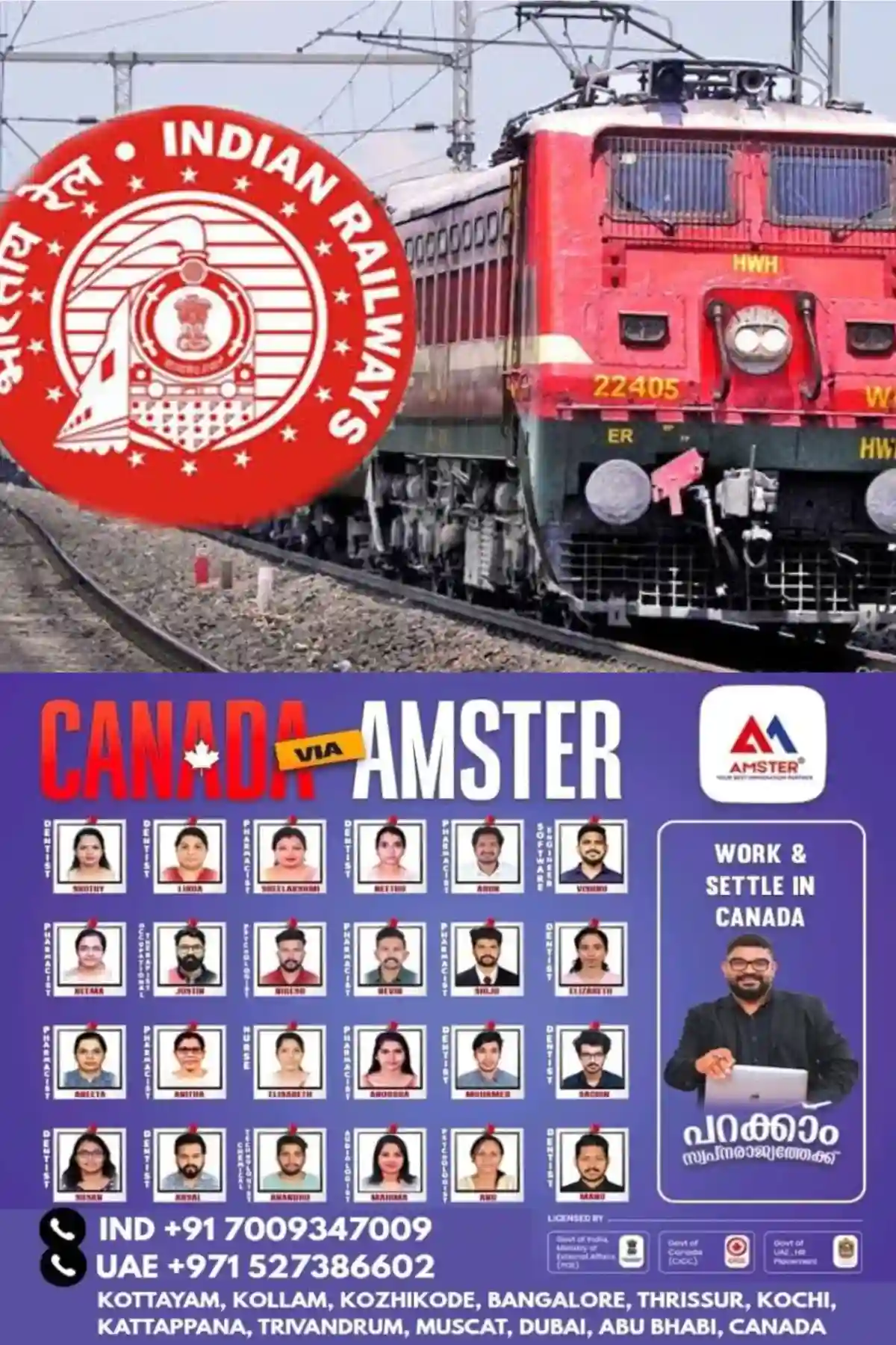 റെയില്വേയില് വൻ ജോലി അവസരം; 1250 സ്റ്റേഷൻ മാസ്റ്റര് ഒഴിവുകള്, ഉടൻ അപേക്ഷിക്കാം