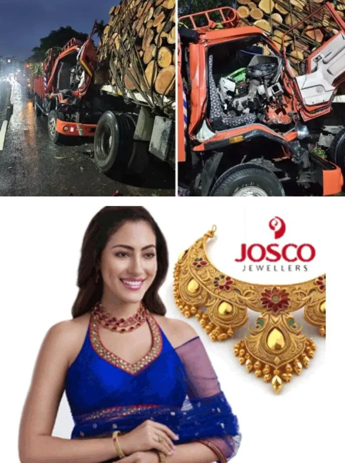 ടയര്‍ പഞ്ചറായി നിര്‍ത്തിയിട്ടിരുന്ന തടി ലോറിയ്ക്ക് പിന്നില്‍ വാഴക്കുലയുമായി എത്തിയ മിനി ലോറി ഇടിച്ച് അപകടം; മിനി ലോറിയുടെ ഡ്രൈവറെ പുറത്ത് എത്തിച്ചത് ലോറി വെട്ടിപ്പൊളിച്ച്‌, സംഭവം കോടിമത നാലുവരിപ്പാതയില്‍ 